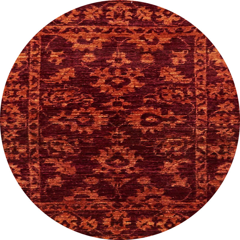 Tapis abstrait moderne 748, Rond 3 pi