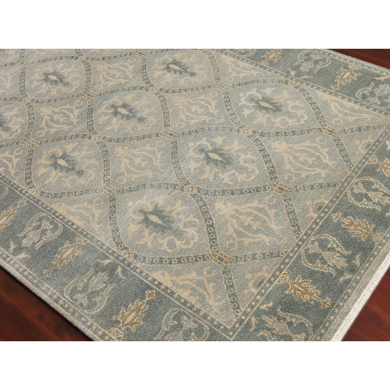 Tapis oriental en laine noué à la main Anatolia, Rectangle 2 pi x 3 pi