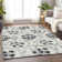 Premium Machine Washable Prisco Black Rug