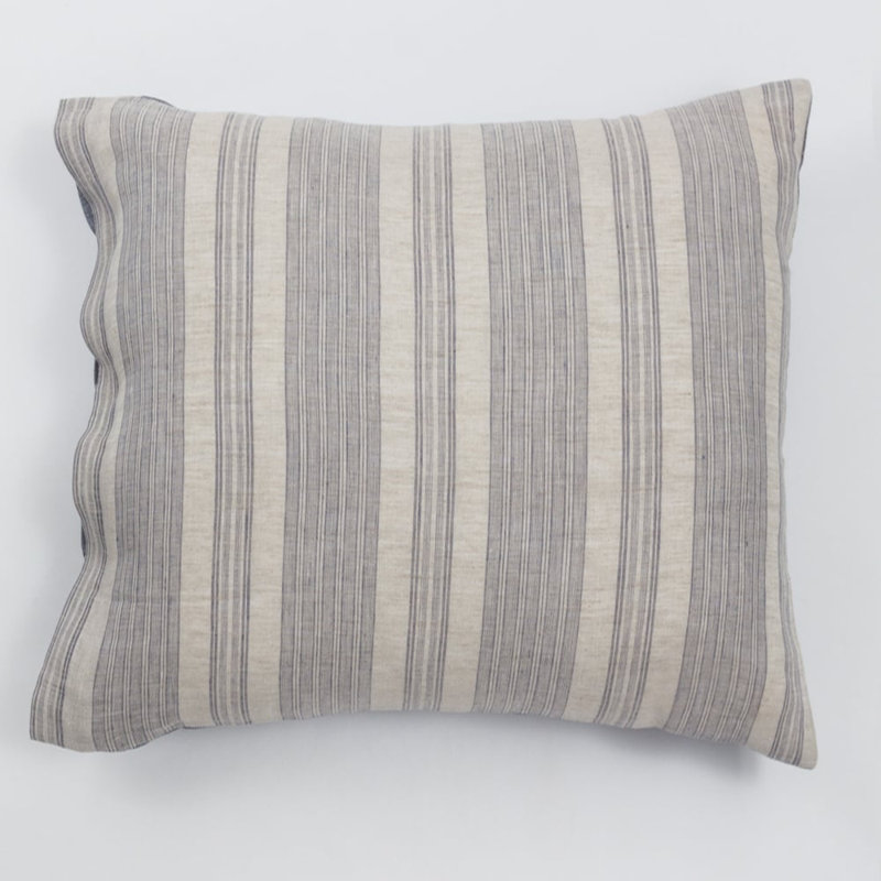Striped Linen Pillow Sham