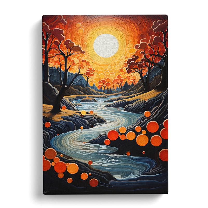 River Orphism - Wrapped Canvas, 50cm H x 35cm W x 3cm D