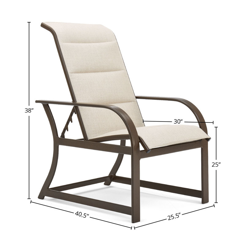 Key West Outdoor Dining Armchair, Java