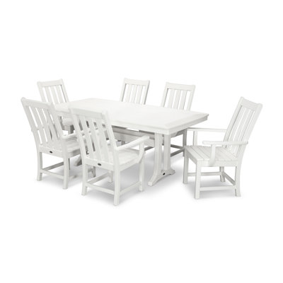 Vineyard 7-Piece Arm Chair Dining Set