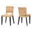Ensemble de chaises de salle à manger 2 pièces Modern
