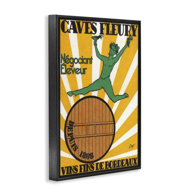 Beaux vins de Bordeaux, estampe numérique, conception de Jean-Pierre Got