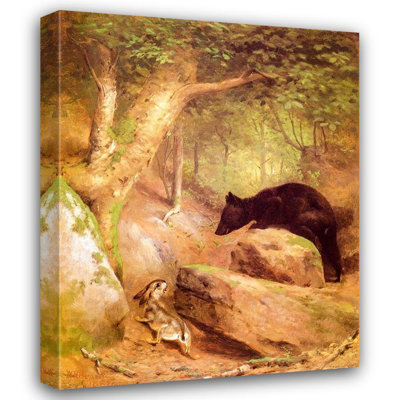 Millwood Pines Beard, William Holbrook Gallery Wrapped Canvas Art Titled: The Disputed Way 53268