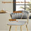 25.2 Inch Modern Velvet Counter Stool With Gold Accents, Ergonomic Design & Plush Seat For Kitchen Island & Bar-407788149