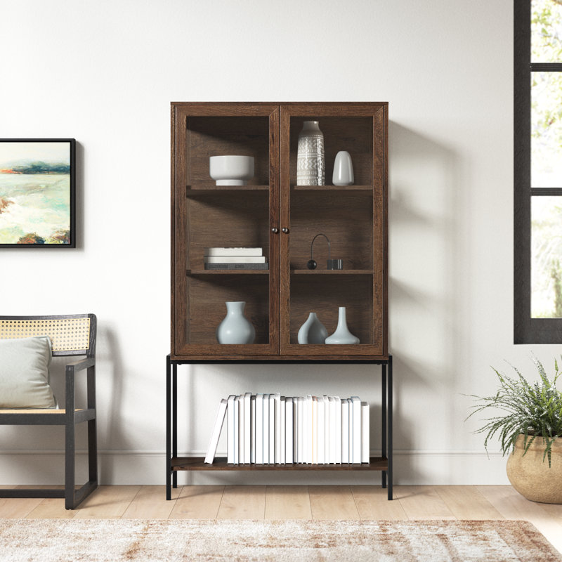 Warner Dining Cabinet, Medium Brown