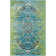 Tapis oriental bleu / vert Yareli