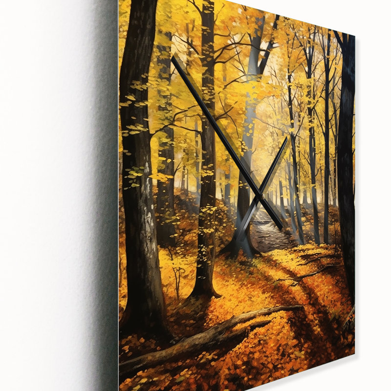Garnell - Forest Wall Clock Oversized, Medium