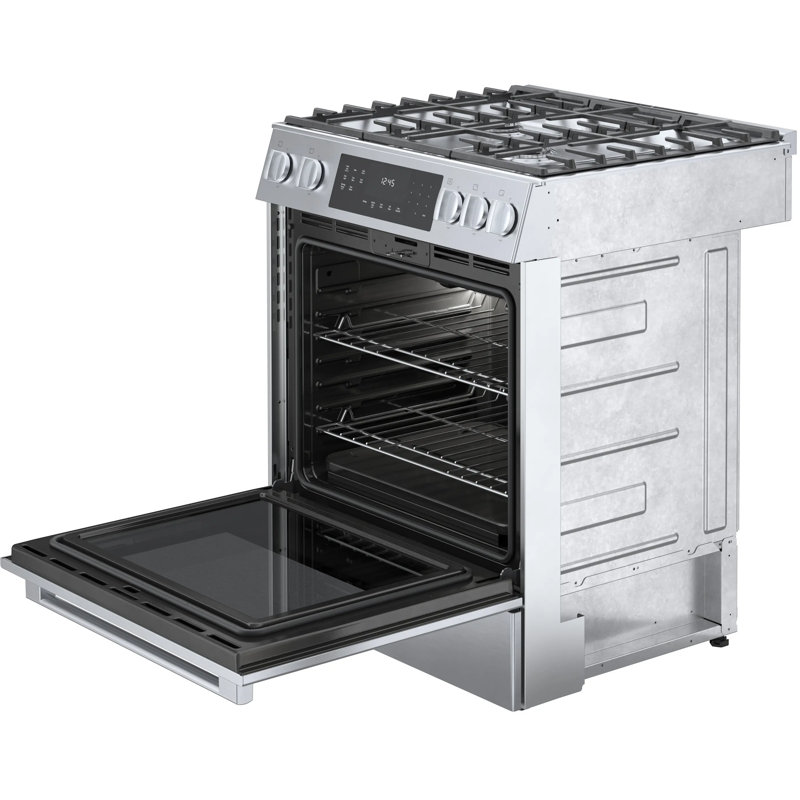 800 Series 30" 4.6 cu ft. Slide-in Electric Range, Stainless Steel