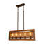 Luminaire suspendu 5 lumières Farmhouse