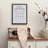 Framed Laundry Symbols Guide Wood Wall Sign