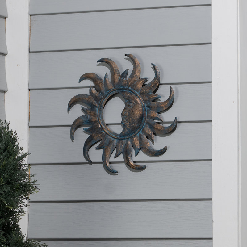 Plaque de jardin demi-lune soleil face Nagel, Tanné