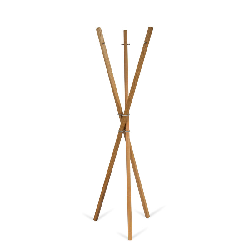 Edelstahl Freestanding 6 - Hook Coat Rack, Ash