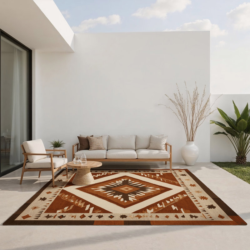 Tapis intérieur et extérieur Mesa Majesty, Rectangle 1 pi 6 po x 2 pi 6 po