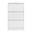 Classeur latéral à 3 tiroirs Classeur latéral en métal avec serrure, classeurs verrouillables pour bureau à domicile avec rangement de format lettre / légal / F4 / A4 blanc-128541509