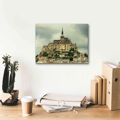 «Mont St. Michel» par Keri Bevan, estampe numérique sur toile