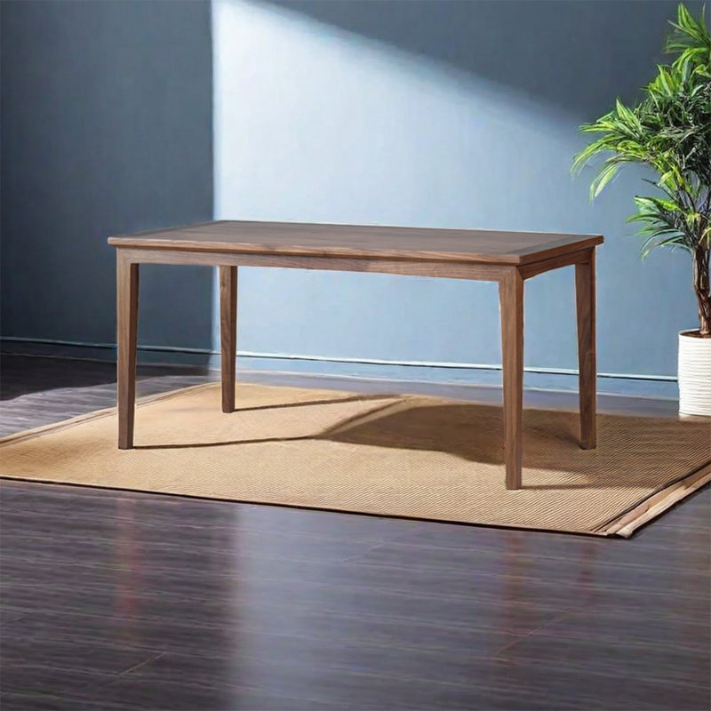 Dining table rectangular new Chinese home, 33.07" W x 74.41" L