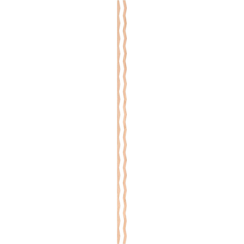 Eastport Adjustable Wood Decorative Slat Wall Panel Kit, Noyer blanc, 94" H x 1.5" W x 0.25" D
