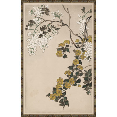 Floral Woodblock Print II Giclee Print