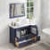 Karson 48'' Single Bathroom Vanity with Engineered Marble Top with Mirror