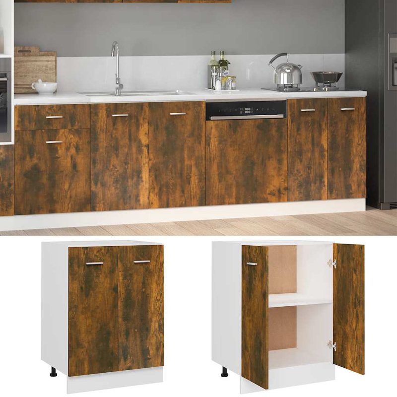Lyon Bottom Cabinet Lyon, Smoked Oak