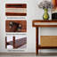  Console de style Mid-Century en bois avec 2 tiroirs Oliver-281851866