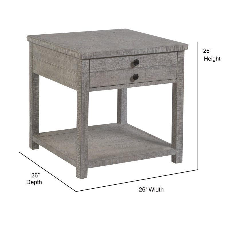 Table de bout Cofer, Gris