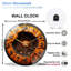 Horloge murale horloge murale moderne en verre 12 po
