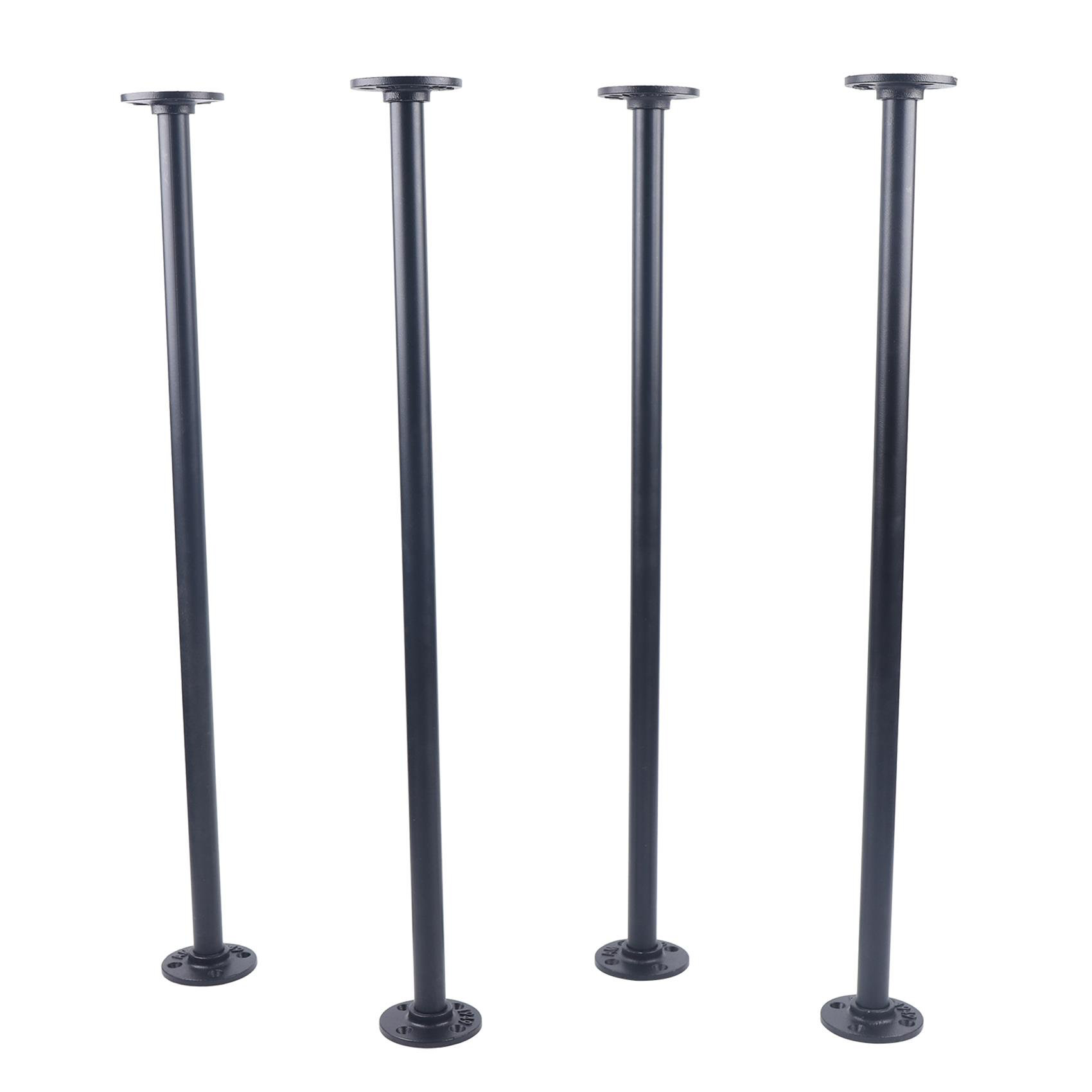 Symple Stuff Basug 30 inches Adjustable Metal Desk Table Legs | Wayfair