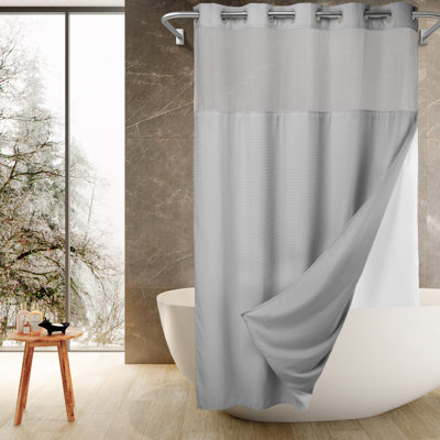Rideau de douche Ramjani Waffle Weave