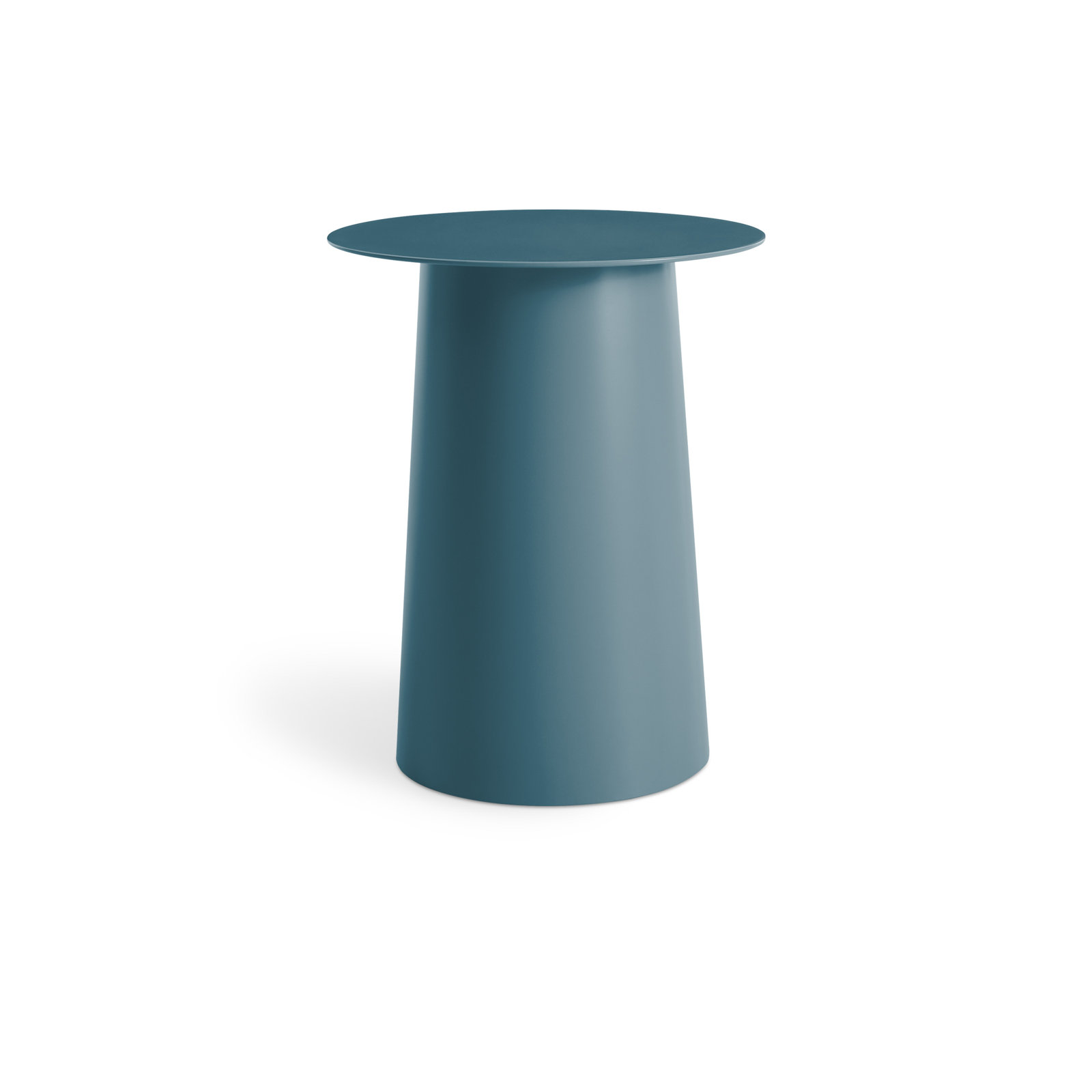 Circula End Table, Marine Blue, 21" H x 17" W x 17" D