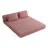 80" Folding Sofa Bed Full Size, 3-in-1 Convertible Sleeper Sofa Compression-1252760400