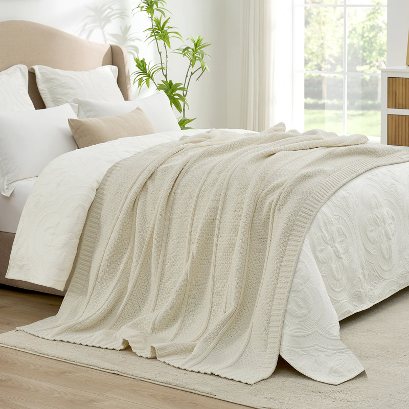 Jeté Chunky Knit, Ivoire ivoire