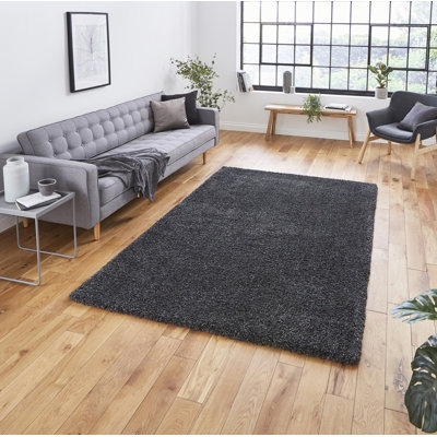 Mingoville area rug Machine Woven Rectangle Dark Grey