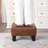 Flannel Small Footstool Ottoman For Footrest, Modern Rectangle Step Stool Extra Seating With Non-Skid Plastic Legs For Living Room, Couch, Entryway-262382567