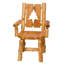 Chaise avec accoudoirs en cèdre Fireside Lodge - naturel - pin-447487194-490232905