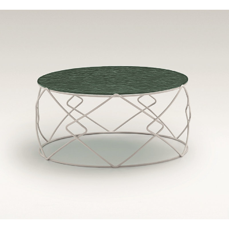 Assent Frame Coffee Table, Green/White
