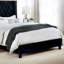 Élégant lit 1pc entièrement rembourré avec structure capitonnée pour chambre à coucher-927418912-927418918