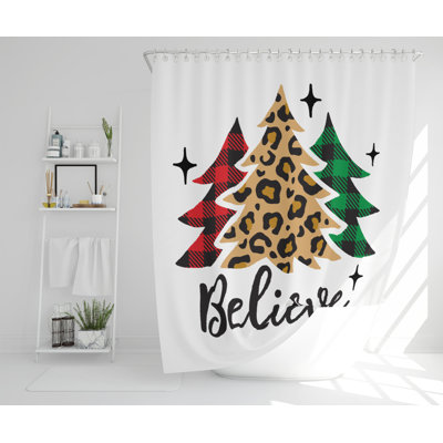 Deaton Polyester Shower Curtain Set
