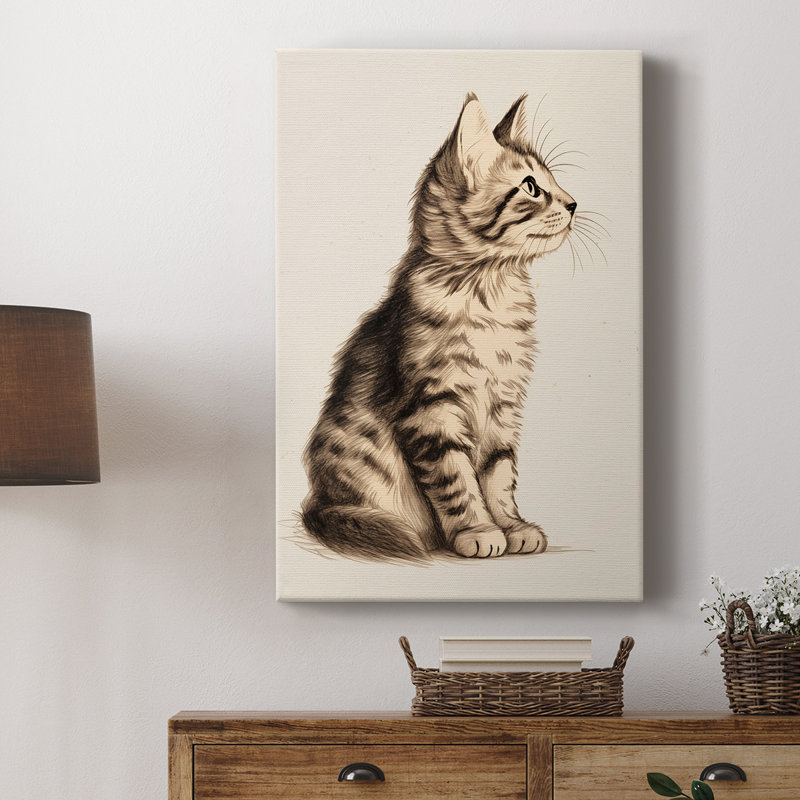 Imprimé animalier rétro IV - galerie Cavas, H 18 po x l 12 po