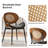 Pateley Mid-Century Modern Rattan Dining Chair Set-107868626-107868627
