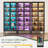 3-Sided Glass Dining Cabinet With Lights, Metal Display Stand-224679225
