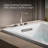 Whirlpool Bath with Reversible Drain-51403943