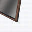 Miroir mural antique français arqué 24 po x 36 po, noir et doré pour chambre à coucher et vestibule élégants