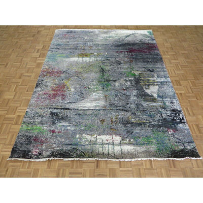 One-of-a-Kind 8' X 10'3" Area Rug Gray/Red/Black