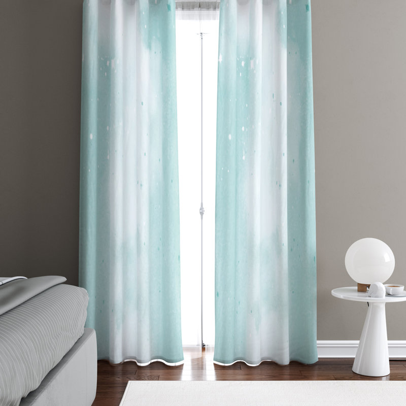 Semi Sheer Curtain Pair, 40" W x 82" L