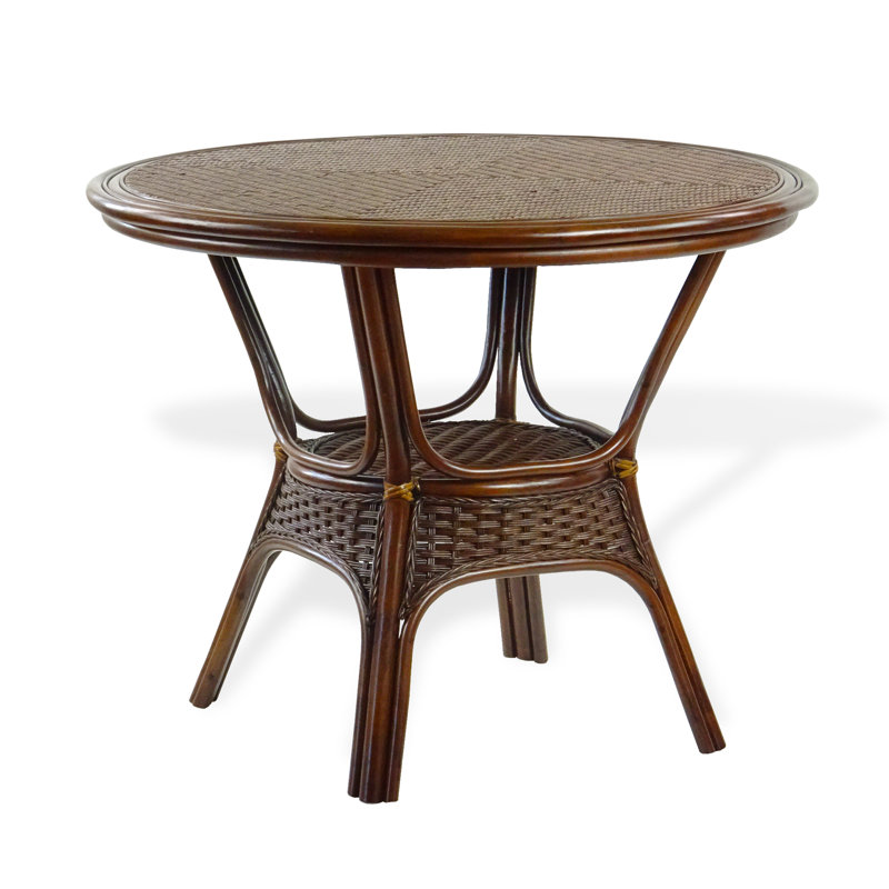Corradina Round Dining Table, Dark Walnut