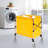 34.25X19.7X36.22” Foldable Laundry Cart-959244383-959244381